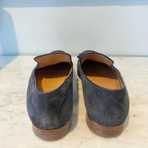 Jimmy Choo Foxley Suede Tassel Loafers Size 14 VGUC - Picture 5 of 7